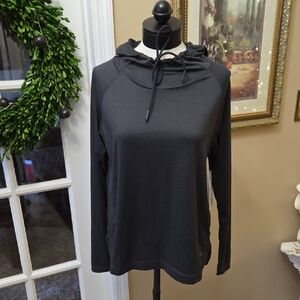 LEG3ND Dark Gray Hoodie Comfort Fit 4 Way Stretch Moisture Wick Size Large NEW